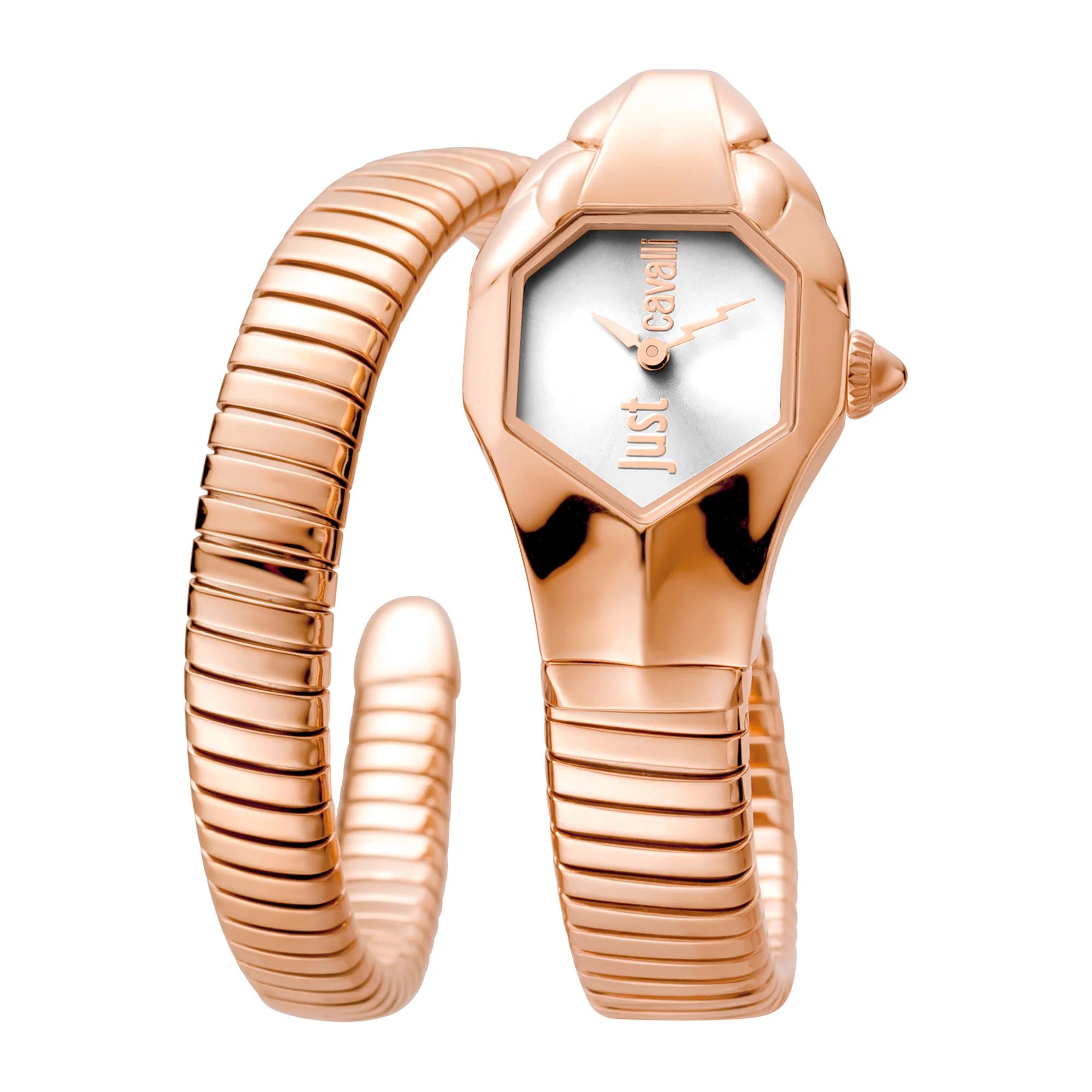 Just Cavalli Just Cavalli Signature Snake Glam DNA Rose Gold