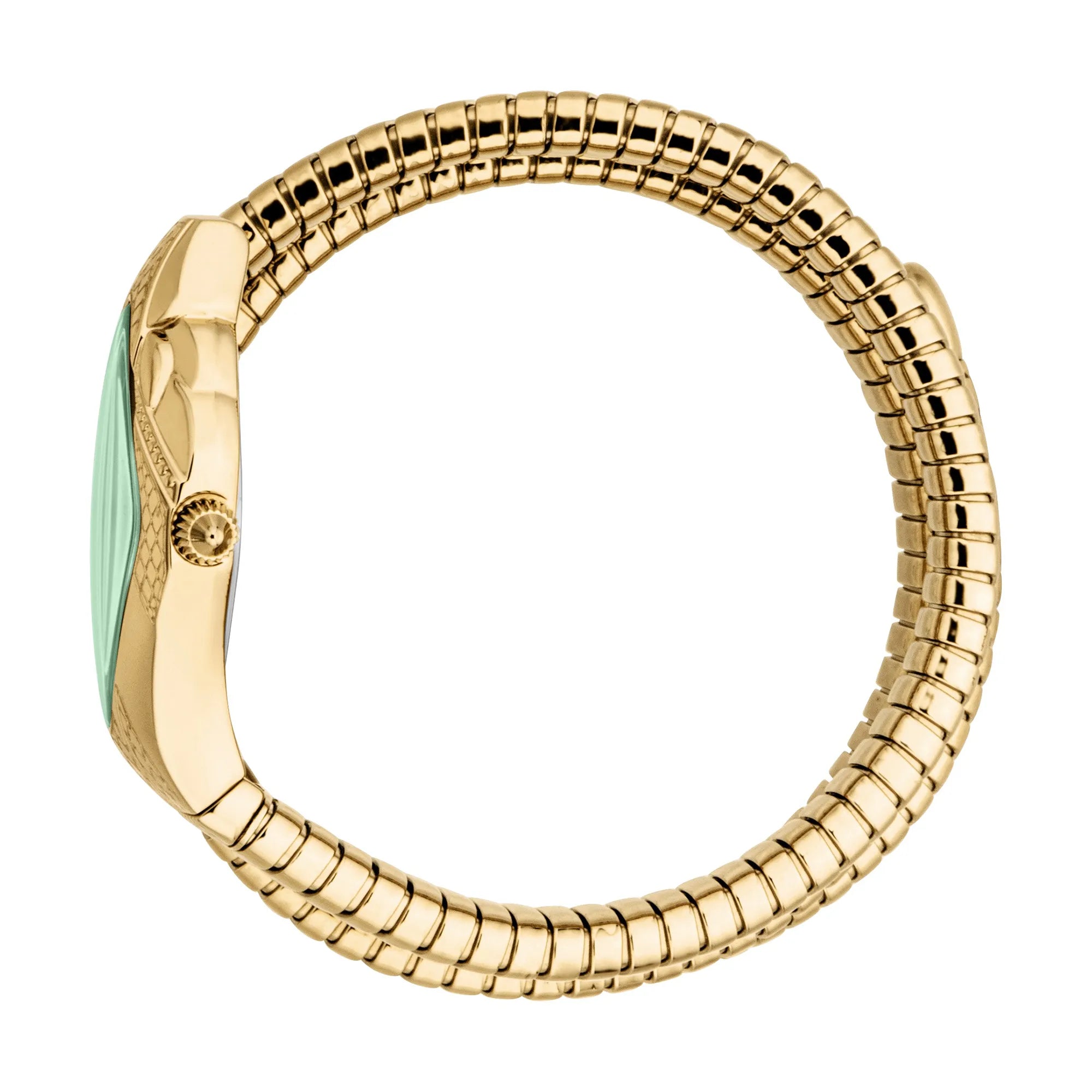 Just Cavalli Just Cavalli Signature Snake Cristallo Yellow Gold Bottle Green — immagine 3