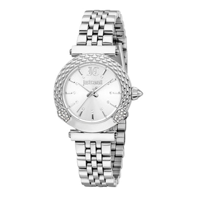 Just Cavalli Animalier Mistero Snake Srebrny