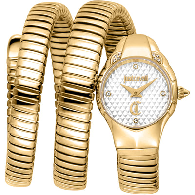 Just Cavalli Signature Snake Amanta Żółte złoto Srebro