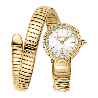 Just Cavalli Signature Snake Sirena Żółte Złoto Srebro