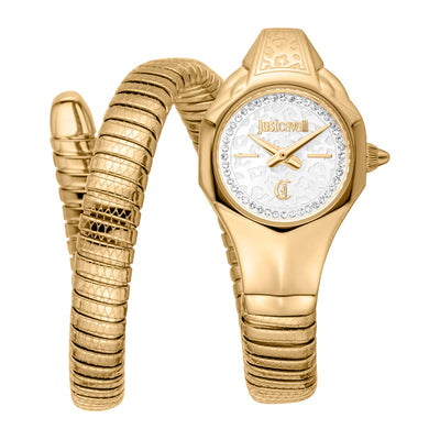 Just Cavalli Signature Snake Fiore Żółte Złoto Srebro