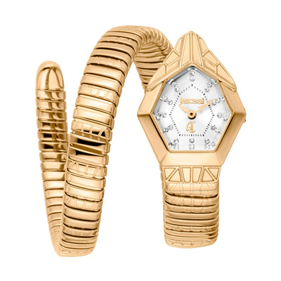Just Cavalli Signature Snake Gemma Żółte Złoto Srebro