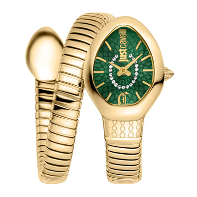 Just Cavalli Signature Snake Eclisse Żółty Gol Zielony