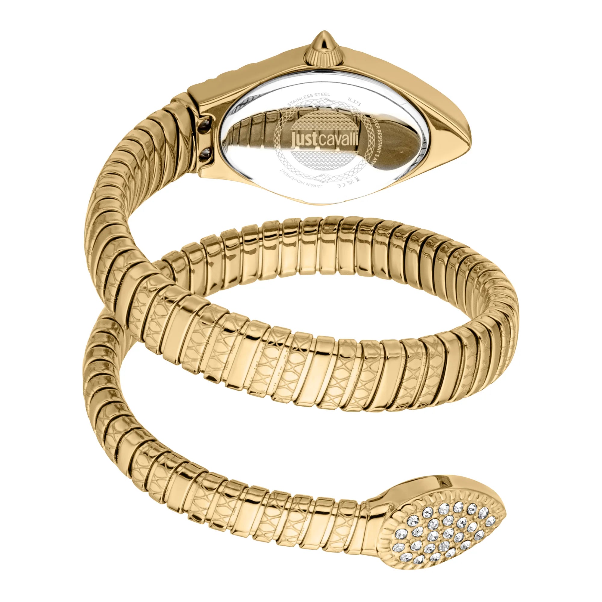 Just Cavalli Just Cavalli Signature Snake Vetra Yellow Gold Silver — immagine 2