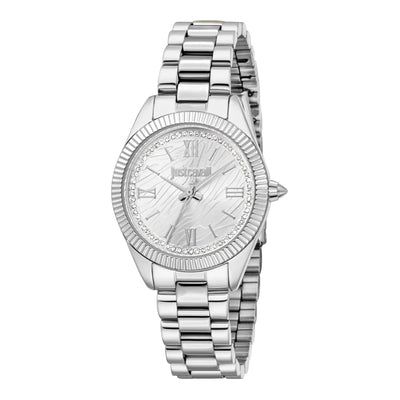 Just Cavalli Animalier Amabile Srebrny Szary