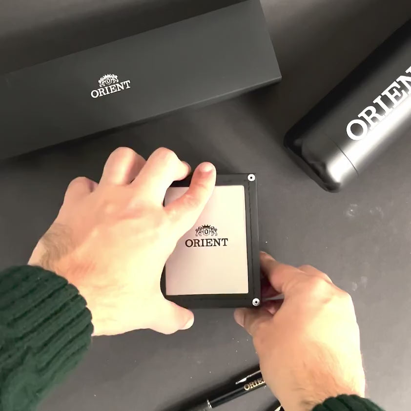 ORIENT Sports Mako Solar Chrono RA-TX0201L10B unboxing hands-on video